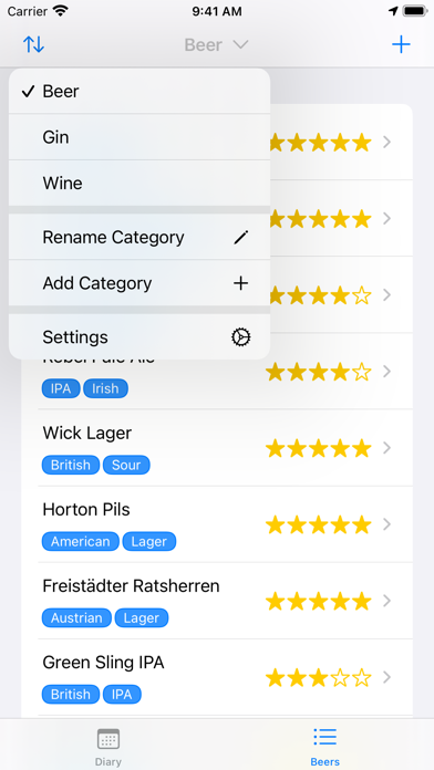 Tasting Notes: Wine, Beer, etc Screenshot