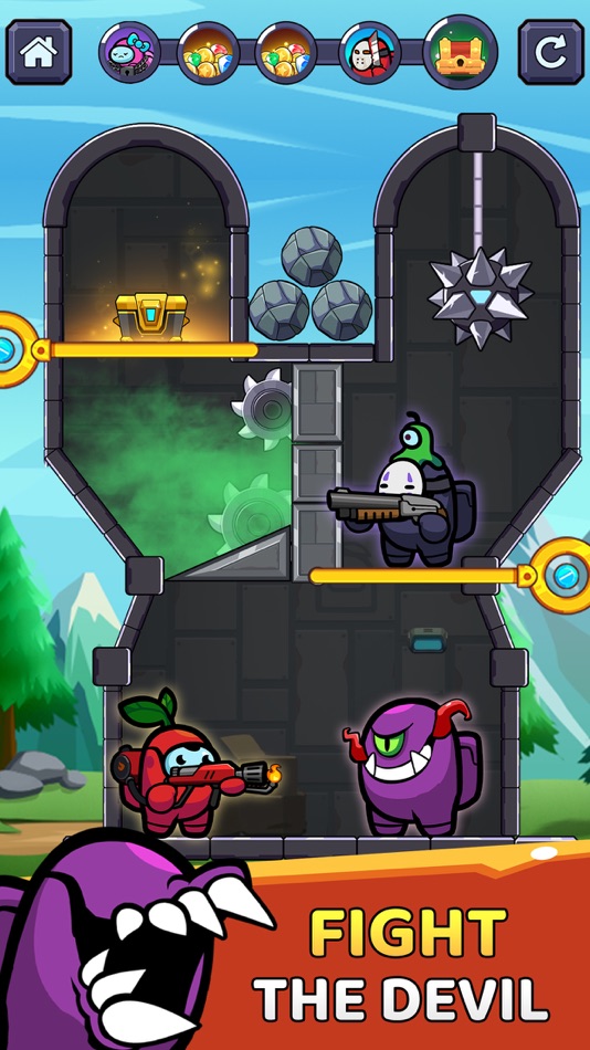 #5. Impostor War - Rescue Impostor (iOS) Podle: Quoc Thuan Mai