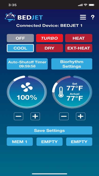 BedJet 3 Smart Remote