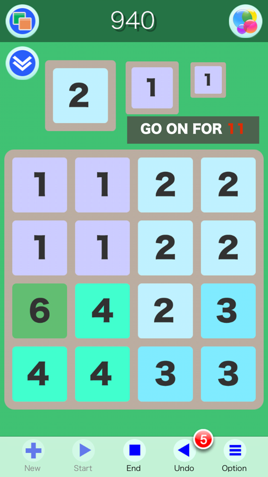 #3. Nintengo 11 - Merge to 11 (iOS) 게시자: Shen Zhongyuan