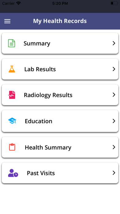 PRRH Tele-Med Screenshot