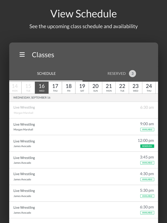 The Fort Wrestling Facility iPad screenshot 1 - Health & Fitness app