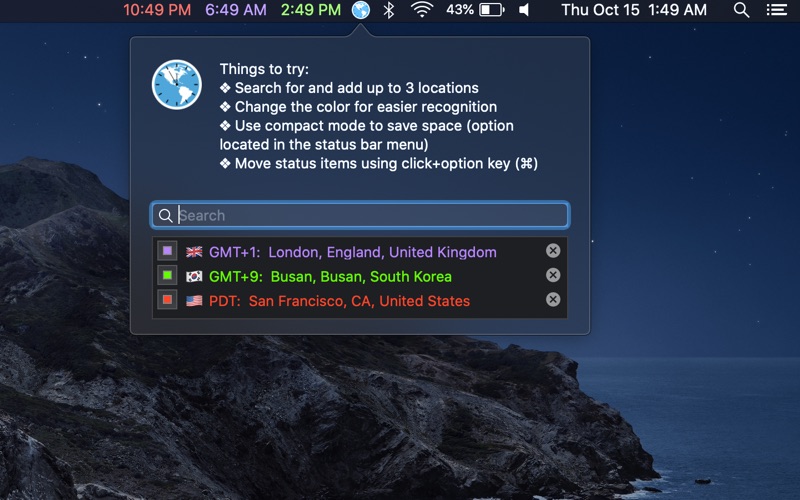 Screenshot #1 pour Global Time: Meeting Scheduler