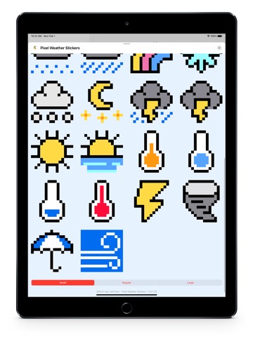 Pixel Weather GIFs & Stickersのおすすめ画像4