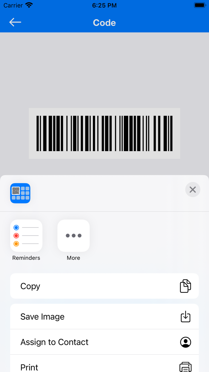 QR Widget  Barcode Scanner