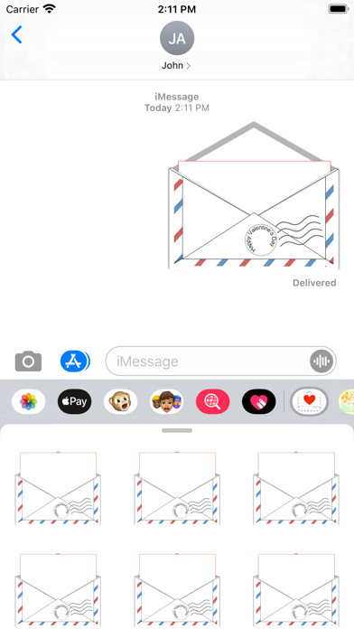 love letters stickers Screenshot