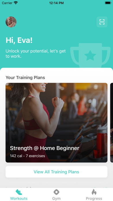 Power Factory Fitness App Screenshot