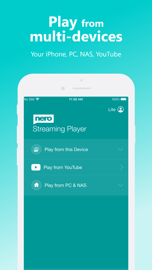 #2. DLNA Player: TV Cast & Stream (iOS) Bởi: Nero AG