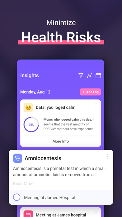PREGGY - Premium Pregnancy App Screenshot