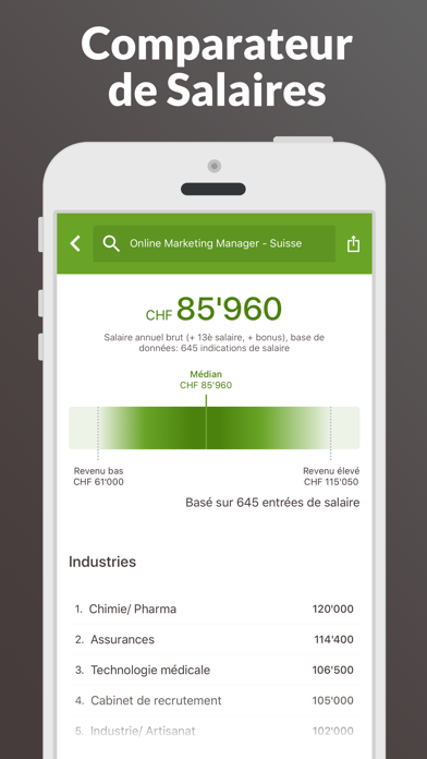 jobup.ch – Emplois en Romandie Screenshot