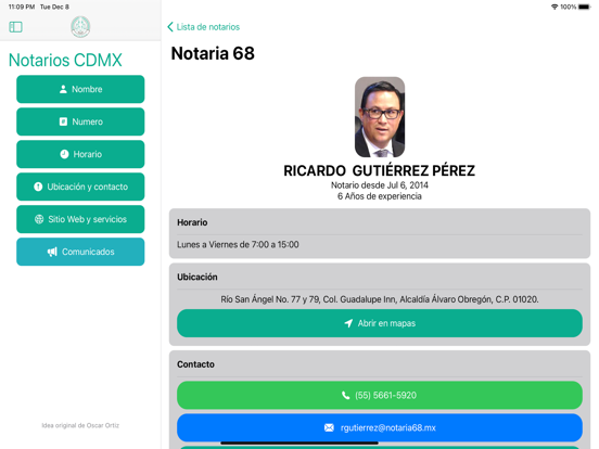 Screenshot #6 pour Directorio Notarios CDMX