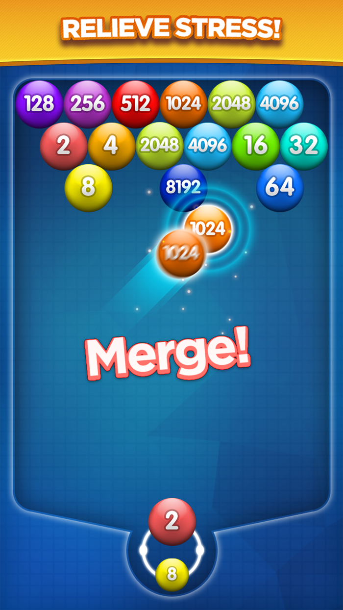 Number Bubble Shooter.