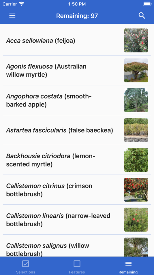 #4. NZ Myrtaceae Key (iOS) 来自: LucidMobile
