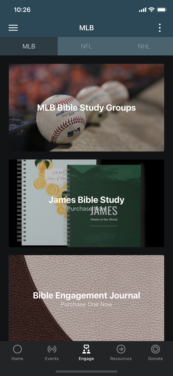 Pro Athletes Outreach App