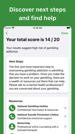 Game screenshot Gambling Addiction Test hack