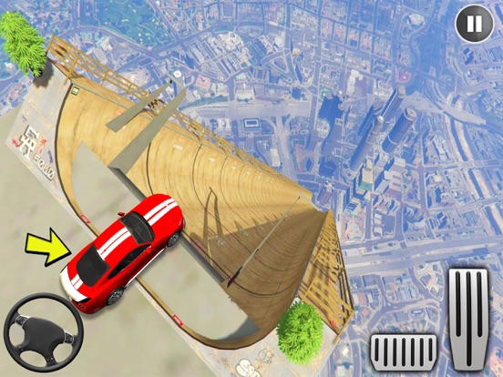Auto spelletjes auto-stunts iPad app afbeelding 1