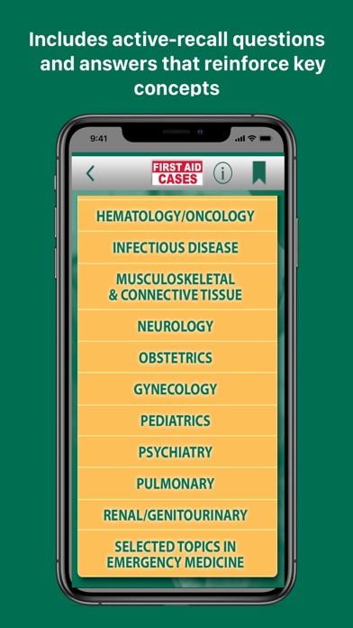 First Aid Cases USMLE Step 2CKスクリーンショット