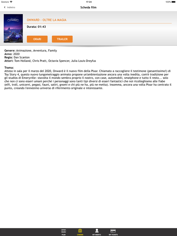 Screenshot #6 pour Webtic Stasera al Cinema
