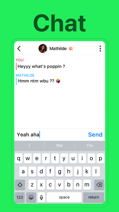 Swiping - Snapchat Friends screenshot 2