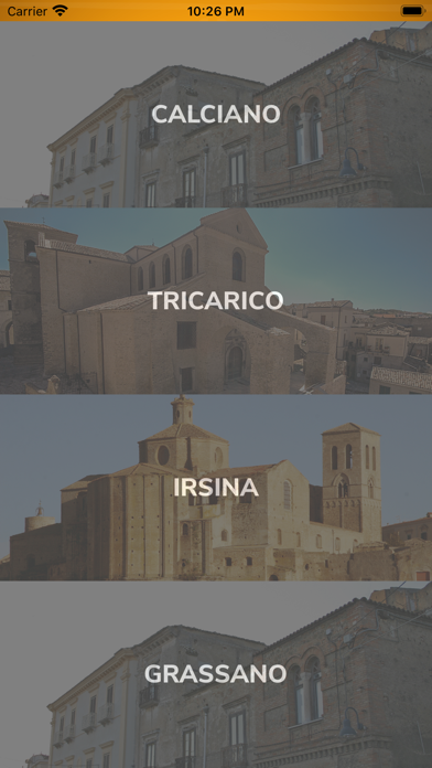 Museo diffuso Bradano Basento Screenshot
