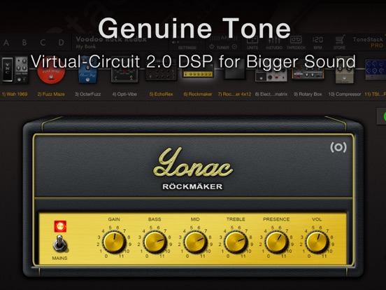 ToneStack PRO Guitar Amps & FX iPad app afbeelding 1
