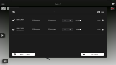 Sygest Spare Parts Screenshot