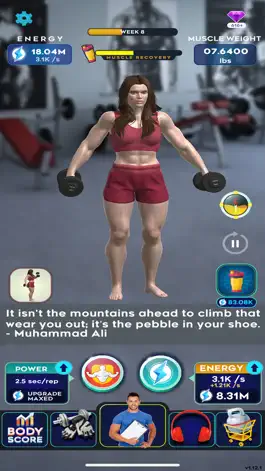 Game screenshot Idle Workout ! apk
