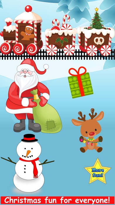 Christmas Train Snowman Games Screenshot