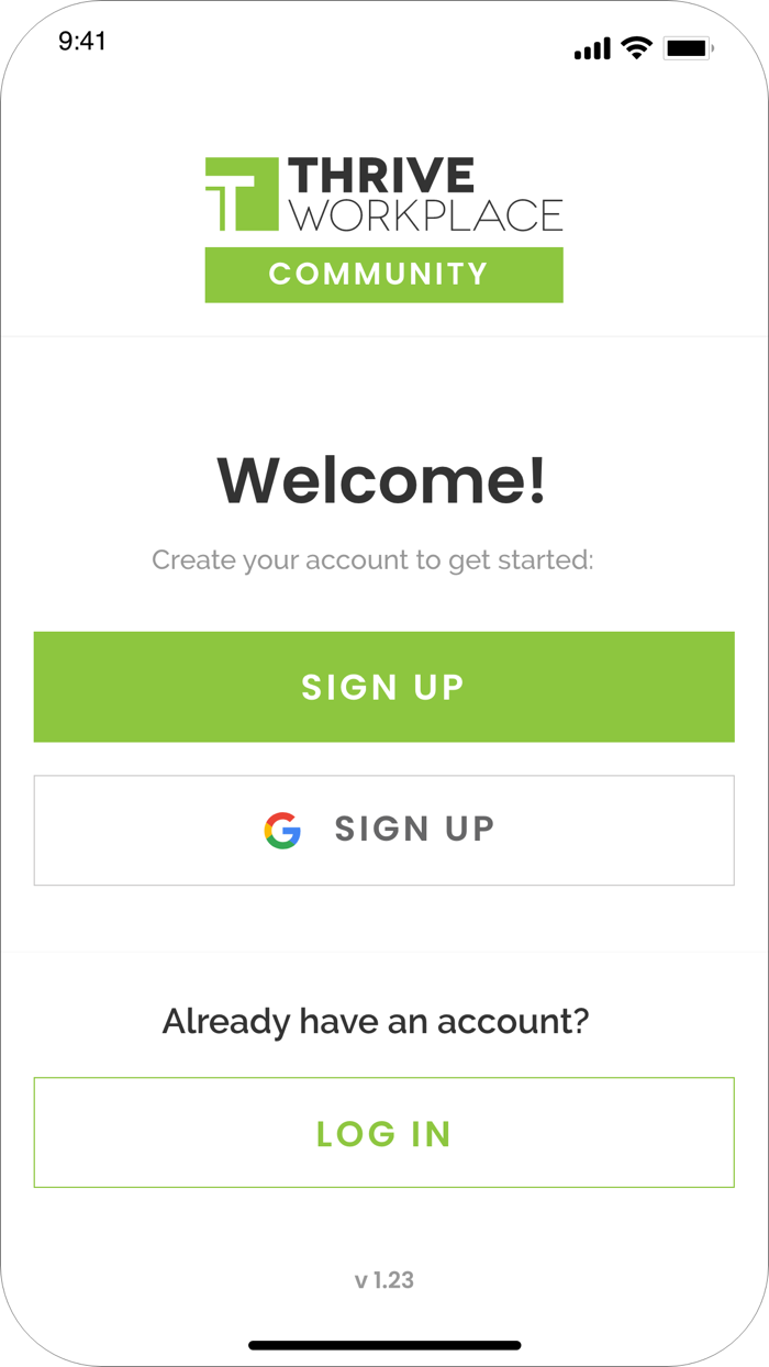 Thrive Workplace Community App