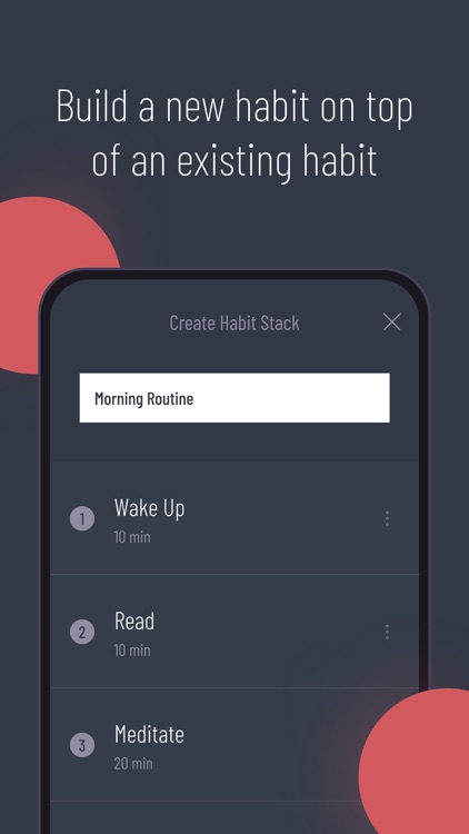 HabitApp daily habit checklist