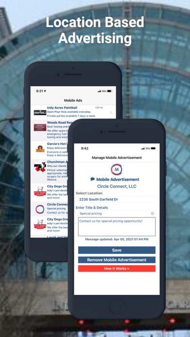 Circle Connect Merchant App Screenshot