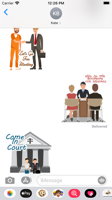 Advocate Lawyer Stickers Screenshot