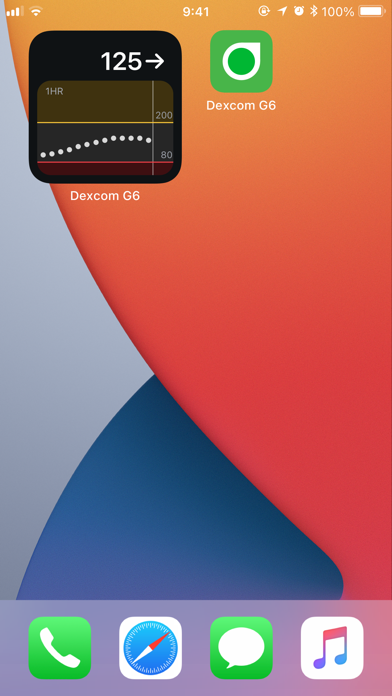 Dexcom G6 Screenshot