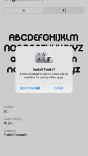 How to cancel & delete sprite fonts 2