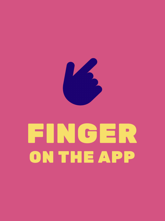 iPad Image of Finger On The App 2