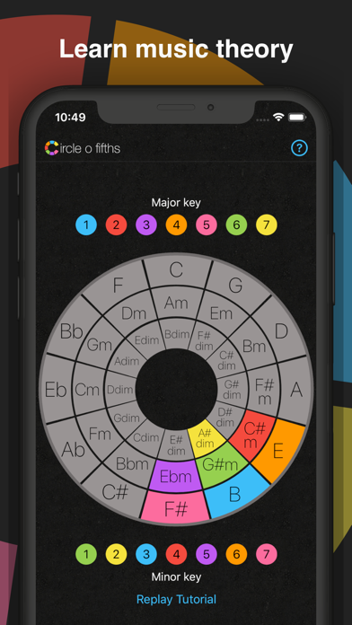 Circle o Fifths: Music Theory Screenshot