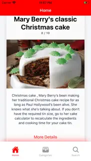 cake christmas recipes iphone screenshot 2