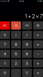 calculator - calcright iphone screenshot 1