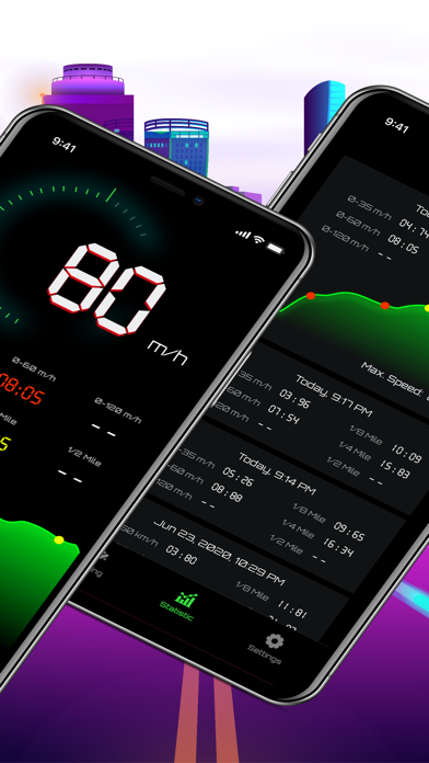 Quarter, 0-100, 0-60 and more Screenshot