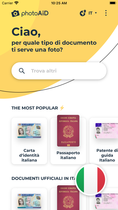 Foto Tessera - PhotoAiD screenshot 1