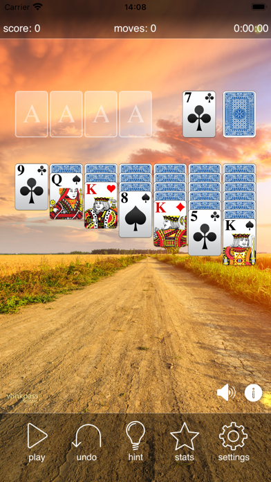 Klondike · Solitaire Screenshot