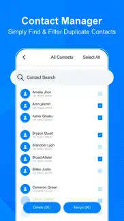 contacts backup & manager iphone screenshot 1