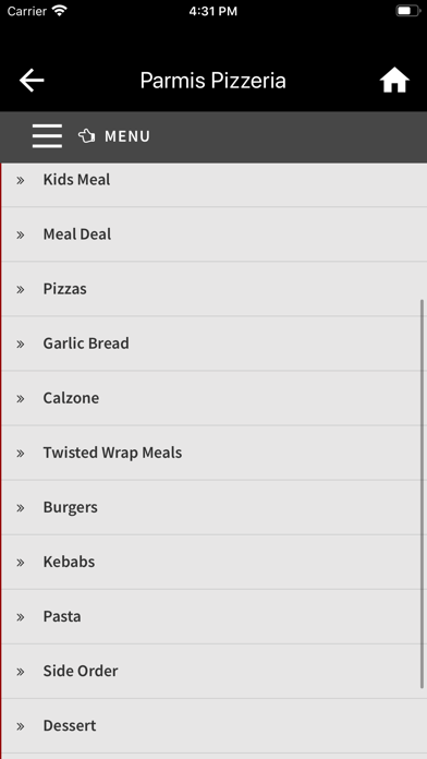 Parmis Pizzeria Leeds Screenshot