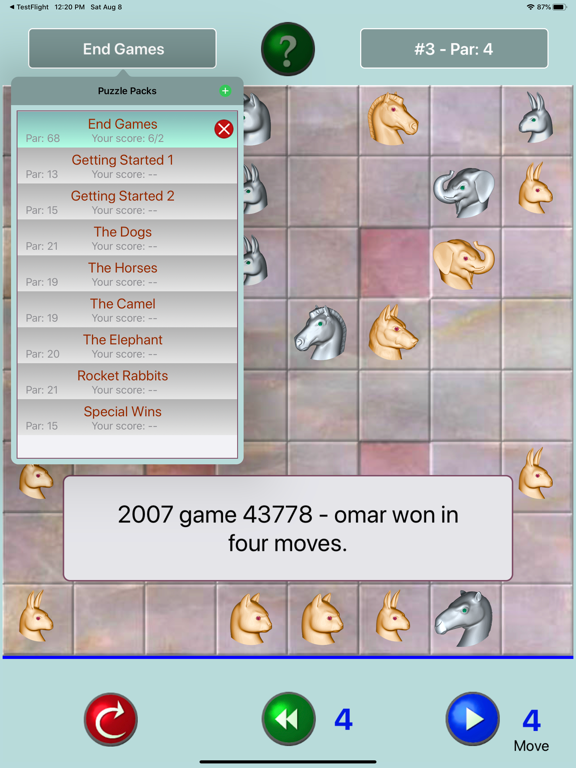 Screenshot #5 pour Arimaa Puzzles
