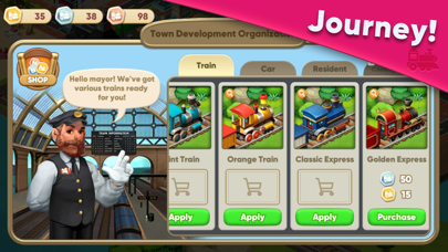 Merge train town! Screenshot