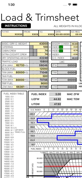 Game screenshot B738 LOADSHEET T&B 189 4z PAX apk