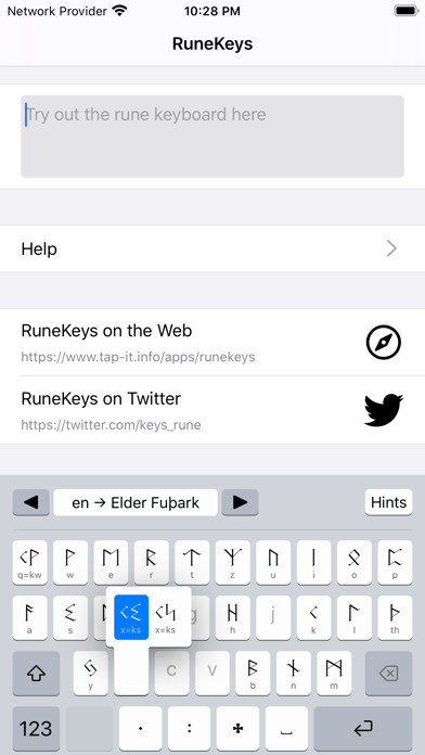 RuneKeys Screenshot