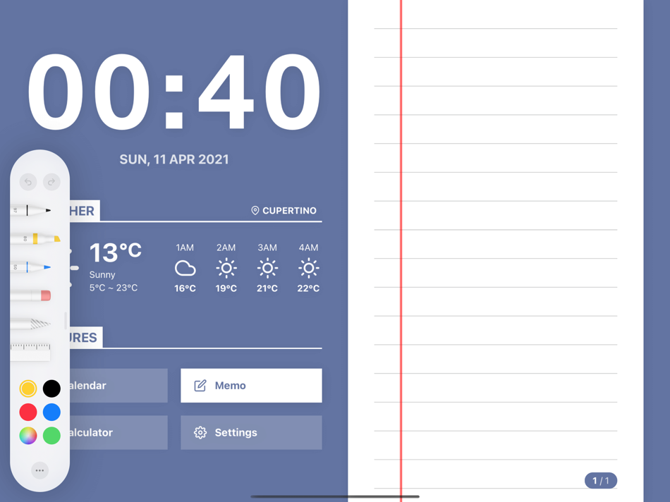 #2. Deskee - Tiny Desk Widgets (iOS) 由: Lei Jin