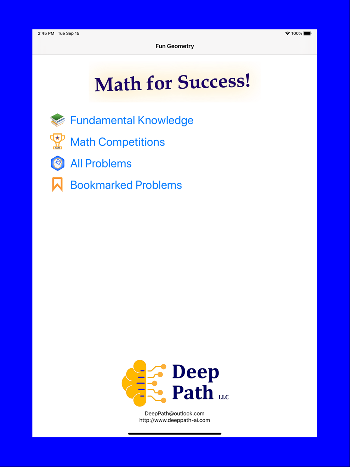 Solving Geometry Problems