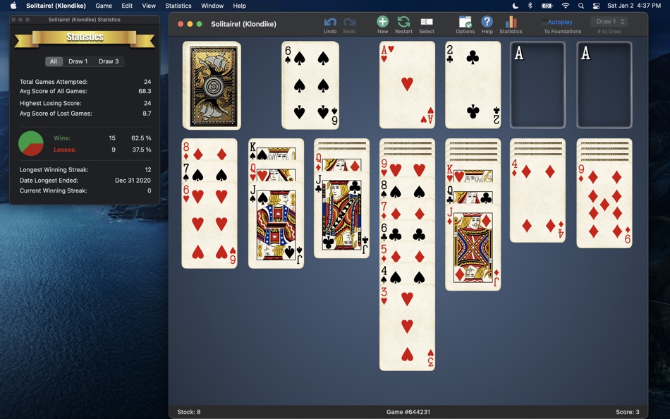#1. Solitaire! (Klondike) (macOS) 게시자: GamesForOne.com